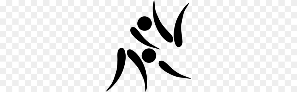 Olympic Judo Logo Clip Art, Gray Free Png