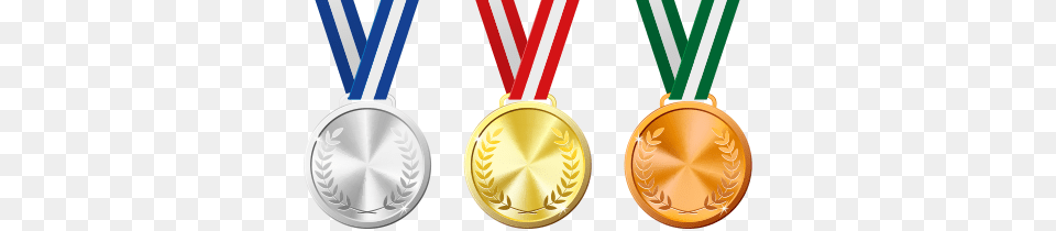 Olympic Medals Clip Art, Gold, Gold Medal, Trophy, Accessories Png Image