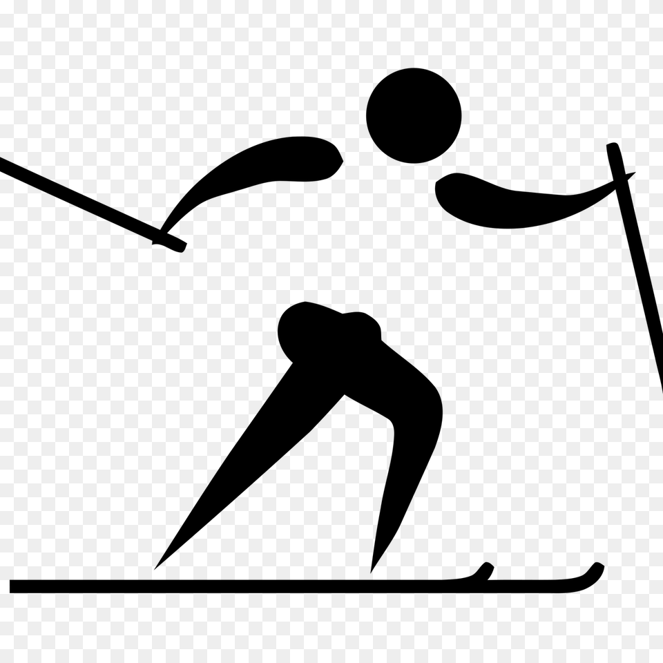 Olympic Pictogram Cross Country Skiing, People, Person, Blade, Dagger Free Png Download