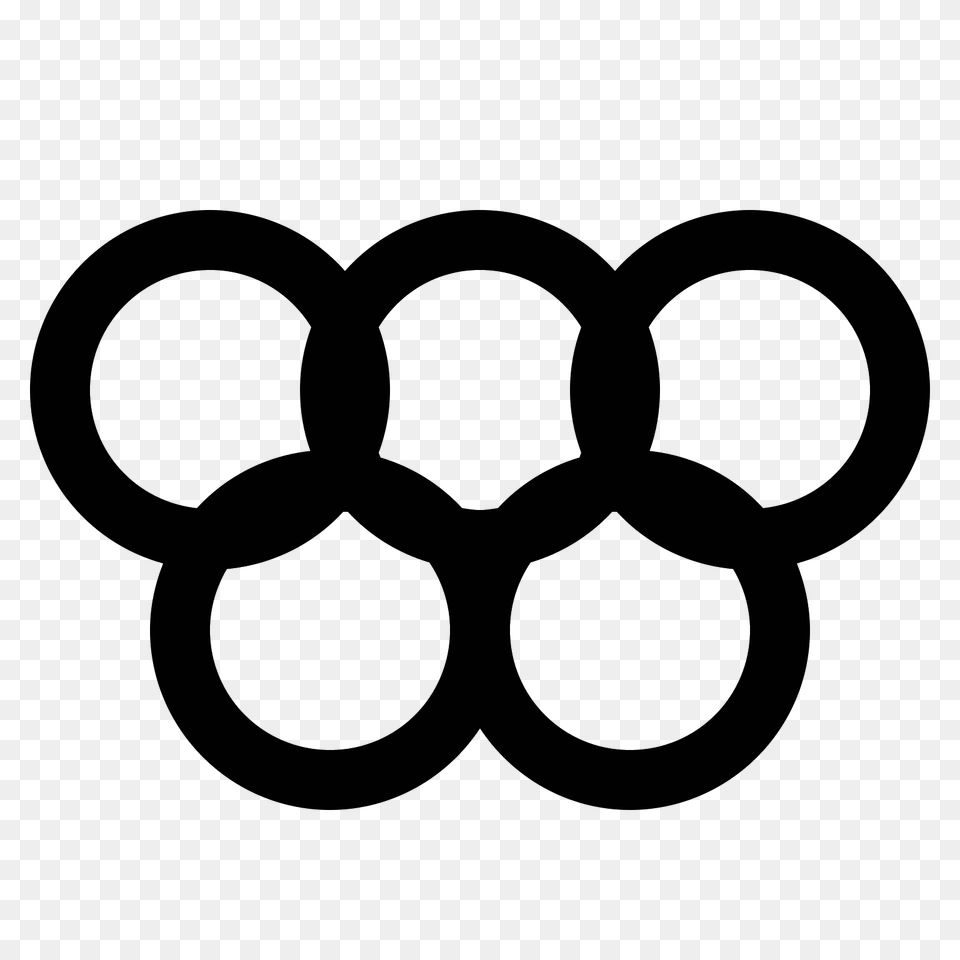 Olympic Rings, Gray Free Png Download