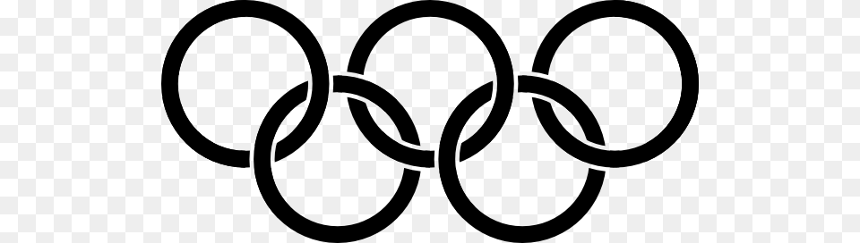 Olympic Rings Black Clip Art Vector, Smoke Pipe, Stencil Free Png Download