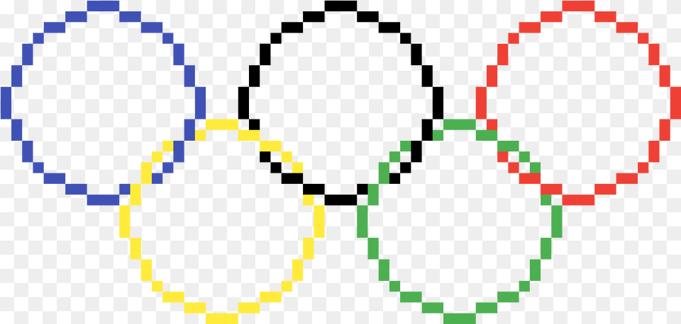 Olympic Rings Kansas City Chiefs Pixel Art, Racket, Sport, Tennis, Tennis Racket Free Png Download