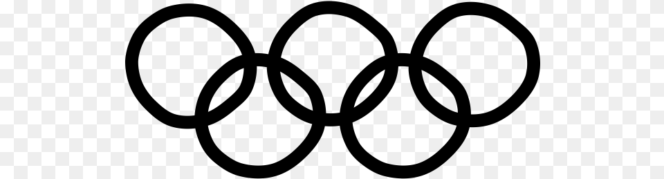 Olympic Rings Rubber Stamp Seoul 1988 Olympics Poster, Gray Png Image