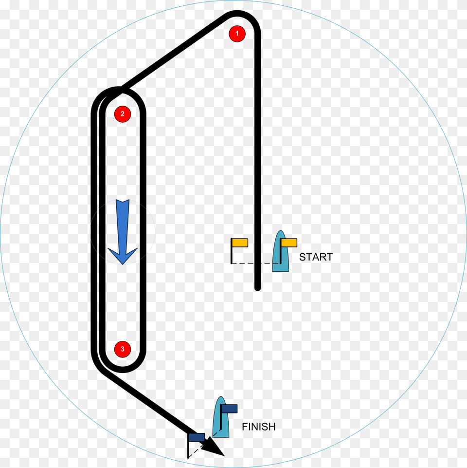 Olympic Sailing Course Zo And Xo Circle Free Png