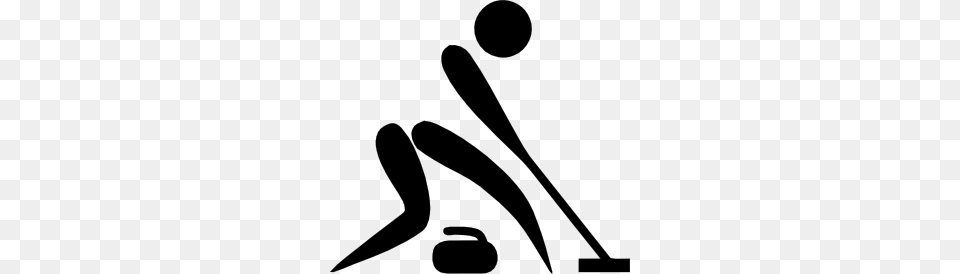 Olympic Sports Curling Pictogram Clip Art Best Sport Ever, People, Person, Stencil, Bow Free Png Download