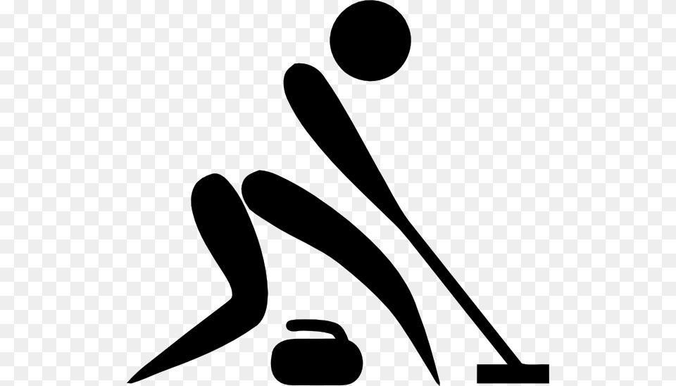Olympic Sports Curling Pictogram Clip Art Free Vector, People, Person, Stencil, Bow Png
