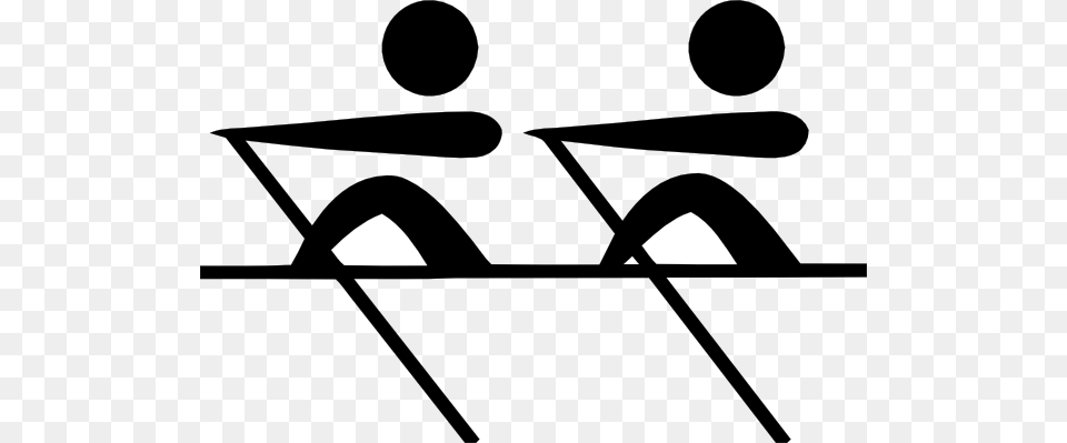 Olympic Sports Rowing Pictogram Clip Arts Download, People, Person, Stencil, Bow Png Image