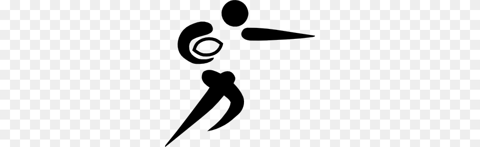 Olympic Sports Rugby Union Pictogram Clip Art Recreational, Stencil, Blade, Dagger, Knife Free Png Download