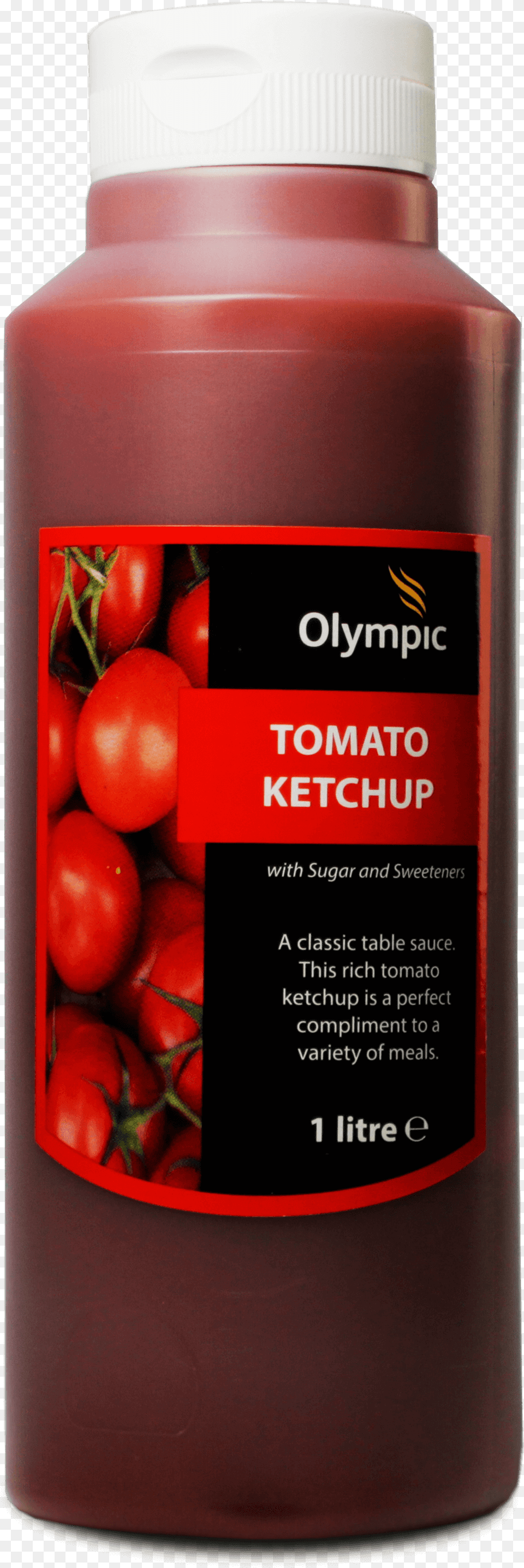 Olympic Tomato Ketchup 1l Bottle Plum Tomato, Food, Cosmetics, Perfume Free Png Download