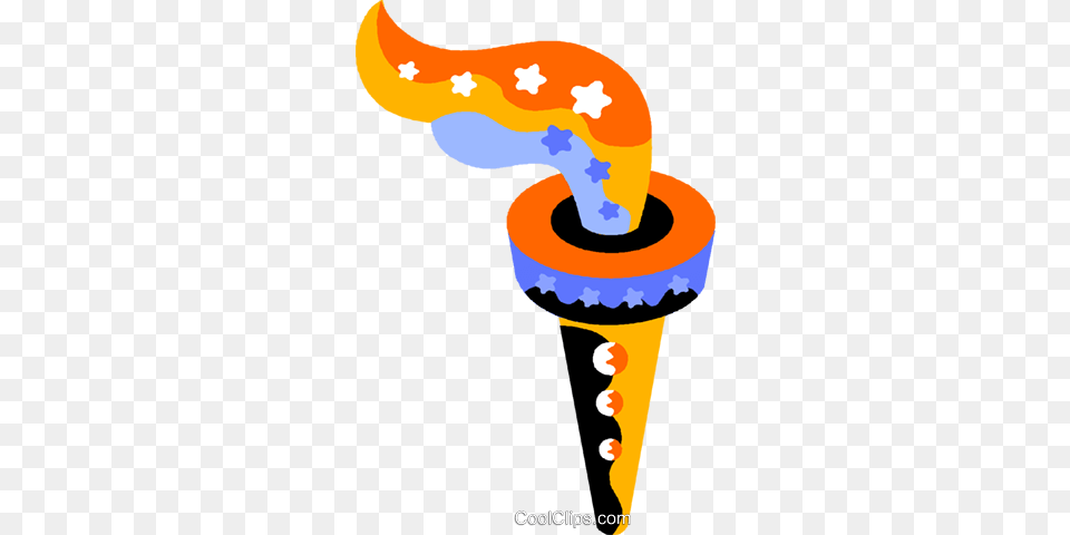 Olympic Torch Royalty Vector Clip Art Illustration, Light Png Image