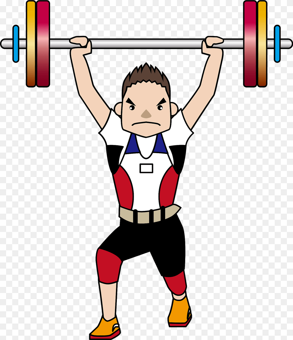 Olympic Weightlifting Clipart, Baby, Person, Face, Head Free Png