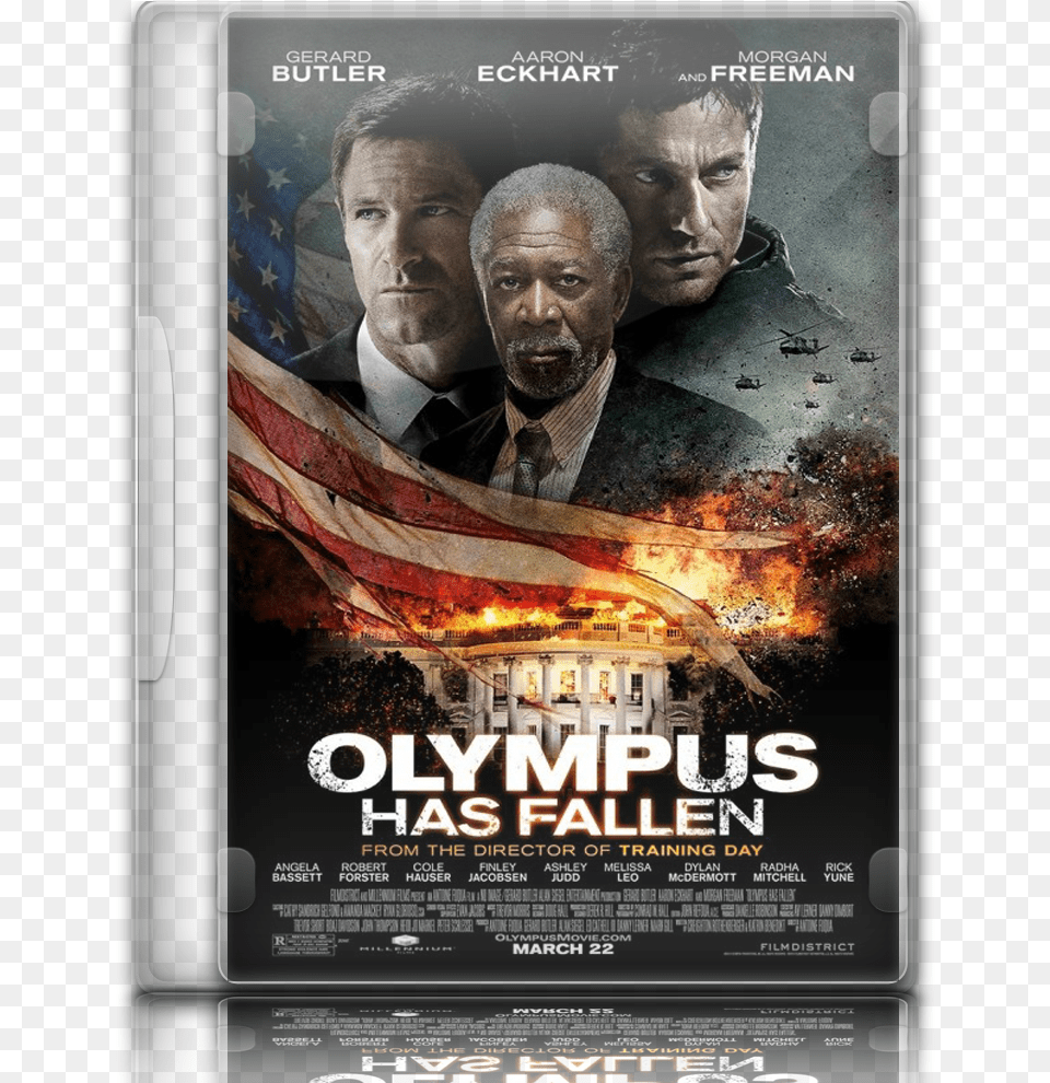 Olympus Has Fallen Movie Posters With Actors Names, Advertisement, Poster, Adult, Male Png Image