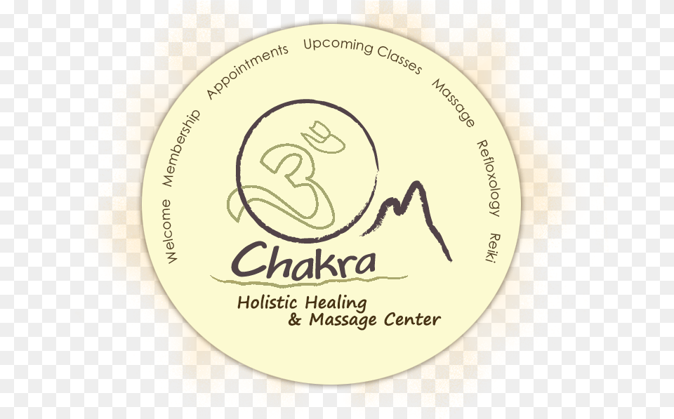 Om Chakra Holistic Healing And Massage Center Circle, Gold, Disk Free Png