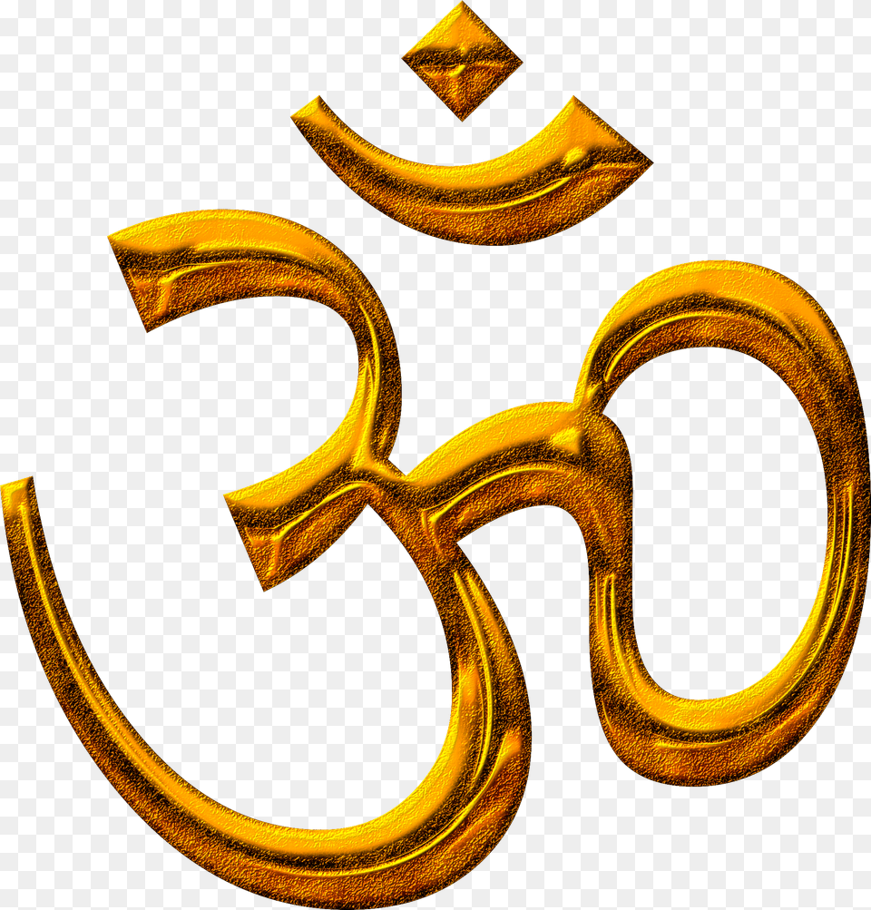 Om Image Hd, Gold, Smoke Pipe, Symbol Png