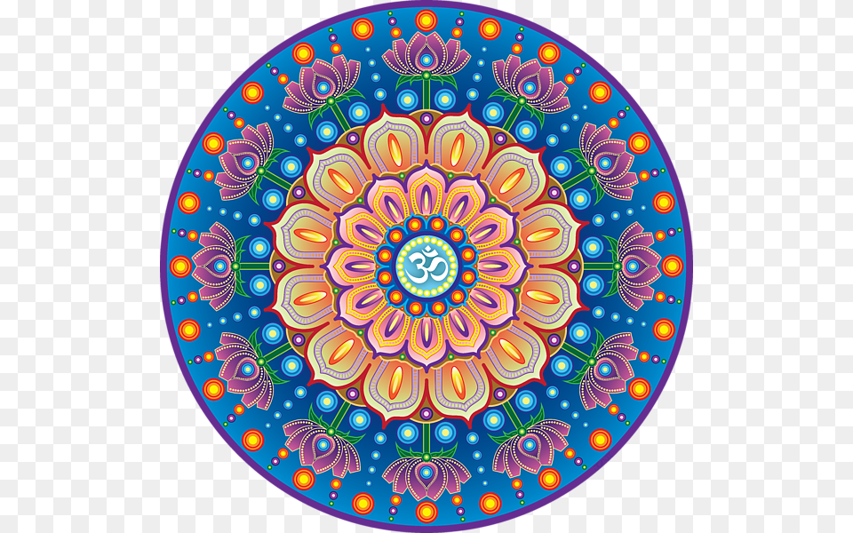 Om Mandala, Pattern, Plate, Art, Accessories Png