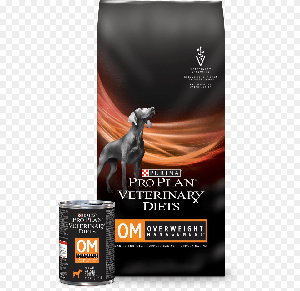 Om Overweight Management Dog Food Proplan Veterinary Diets Urinary, Advertisement, Poster, Animal, Canine Free Png