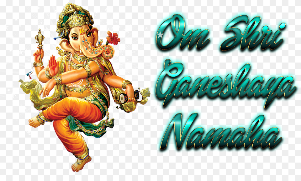 Om Shri Ganeshaya Lord Ganesha, Adult, Wedding, Person, Female Free Transparent Png