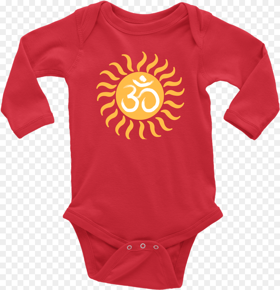 Om Symbol Baby Onesie Infant Bodysuit, T-shirt, Clothing, Sleeve, Long Sleeve Png
