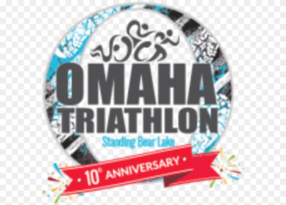 Omaha Triathlon Omaha Ne Logo Bcqlml Omaha Triathlon, Sticker, Food, Sweets Free Png