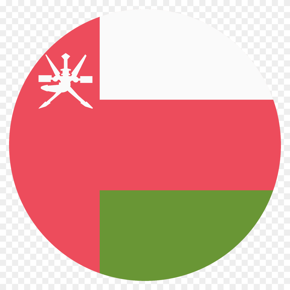 Oman Flag Emoji Clipart, Sphere, Disk, Nature, Outdoors Png