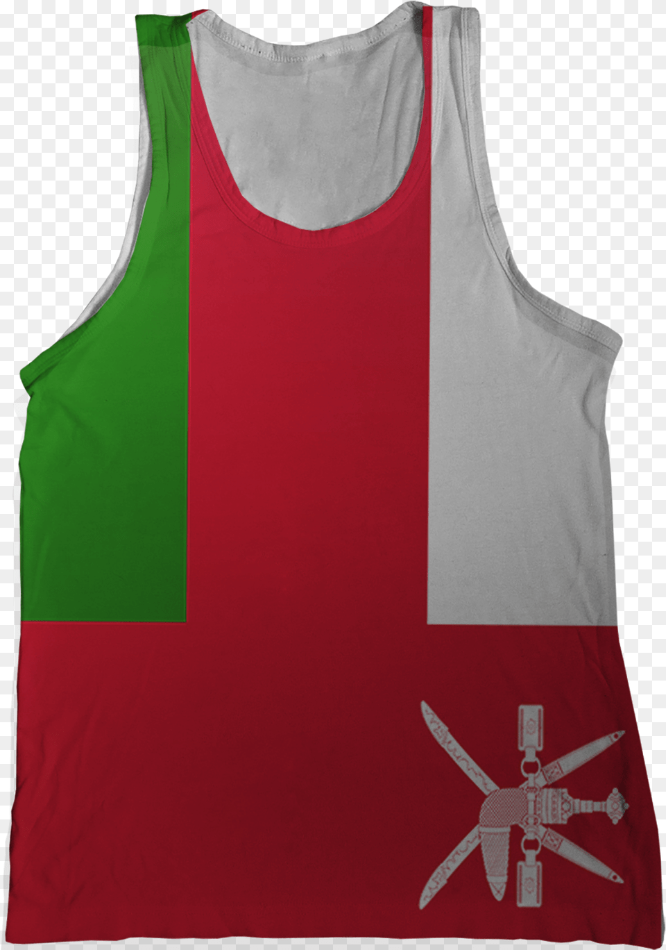 Oman Flag Tank Top, Person Png Image