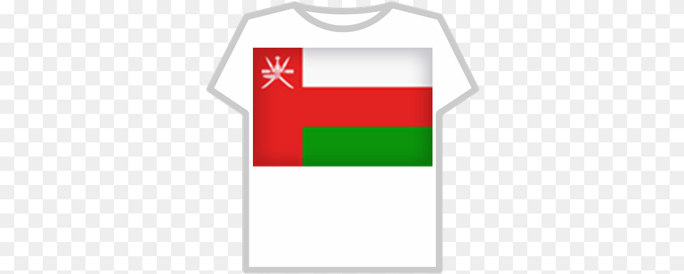 Oman Flag Transparent Roblox T Shirt Roblox Indonesia, Clothing, T-shirt, First Aid Png