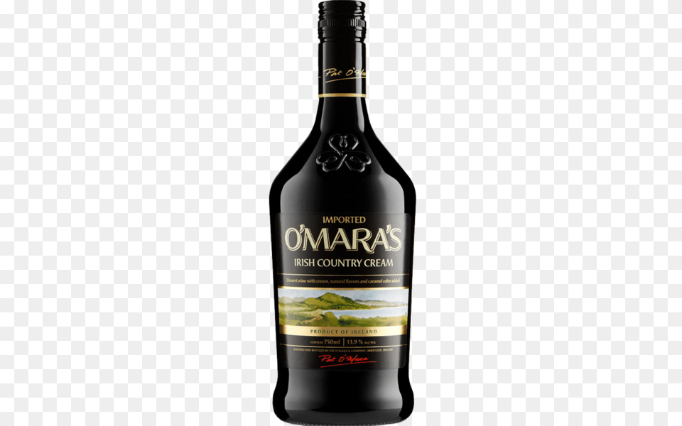 Omaras Irish Cream, Alcohol, Beverage, Liquor, Bottle Png