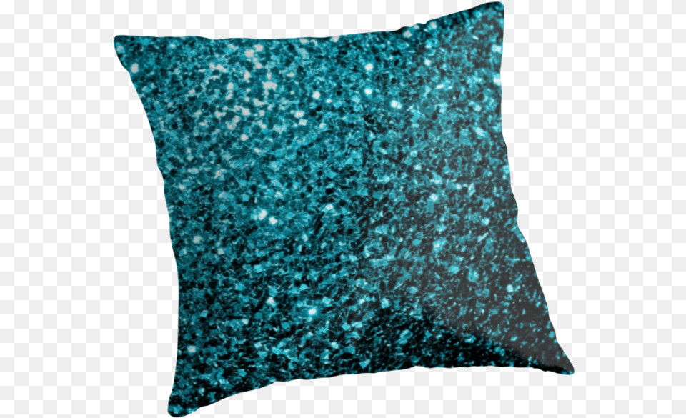 Ombre Glitter Blue, Cushion, Home Decor, Person, Pillow Png