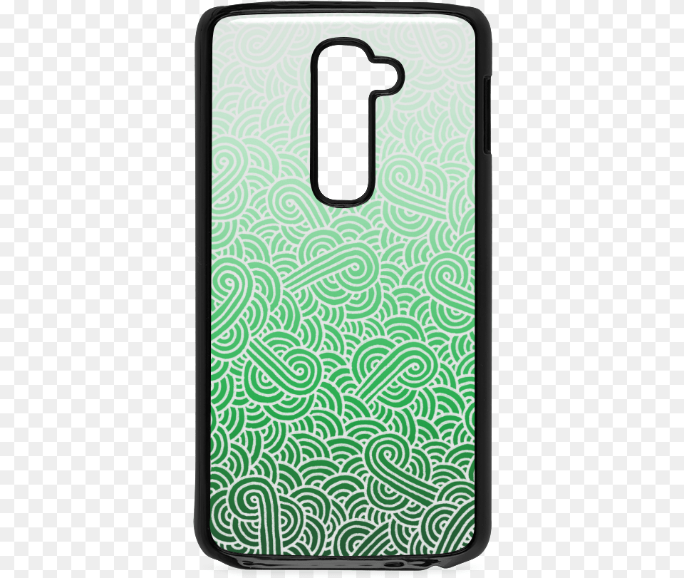 Ombre Green And White Swirls Doodles Hard Case For Mobile Phone, Electronics, Mobile Phone, Pattern Png Image