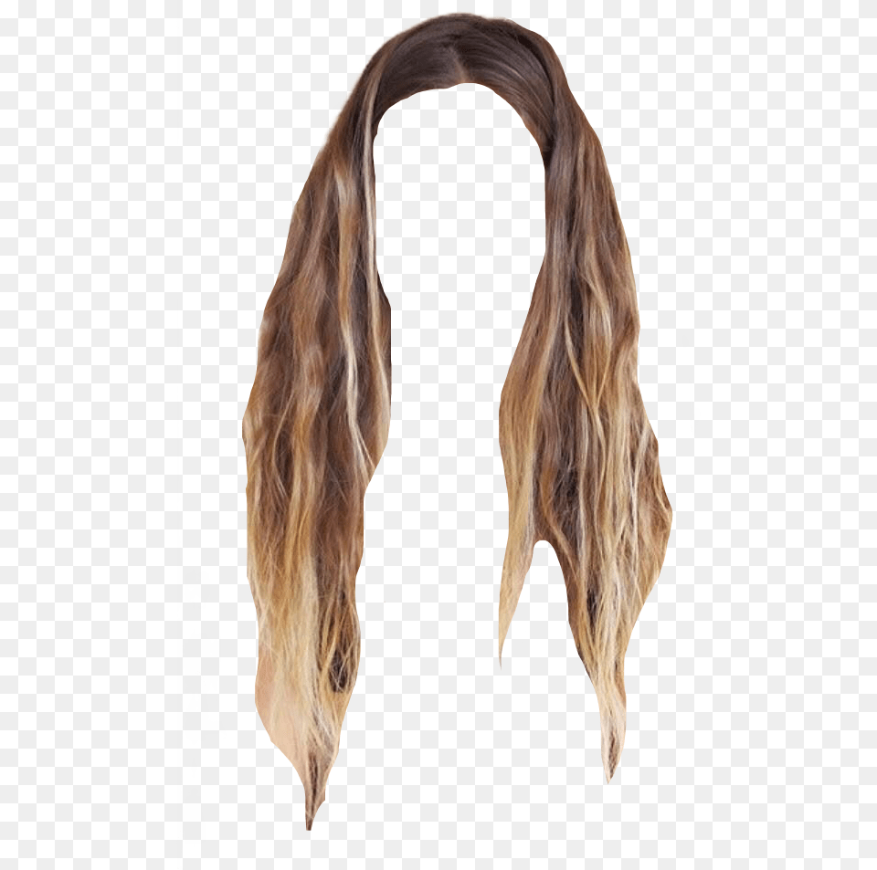 Ombre Interesting Art Wig Brown Blonde Hair Lace Wig, Clothing, Scarf, Adult, Female Png Image