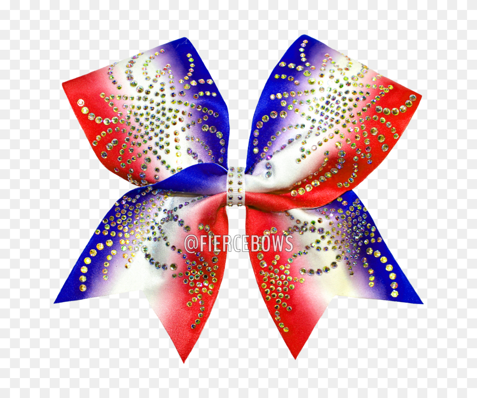 Ombre Stars Rhinestone Cheer Bow Fierce Bows, Accessories, Formal Wear, Tie, Bow Tie Free Png