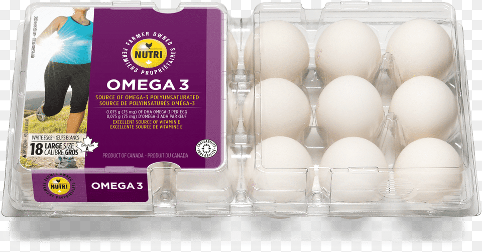 Omega 3 Large White Eggs Box, Egg, Food, Adult, Female Png