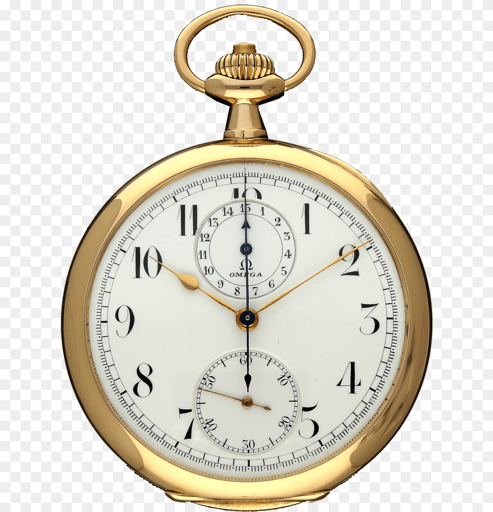 Omega Chronograph Pocket Watch, Wristwatch, Arm, Body Part, Person Free Png Download