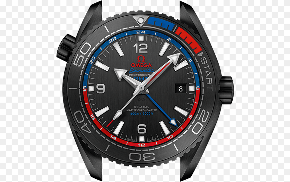 Omega Co Axial Master Chronometer Gmt Omega Planet Ocean America39s Cup, Arm, Body Part, Person, Wristwatch Free Transparent Png