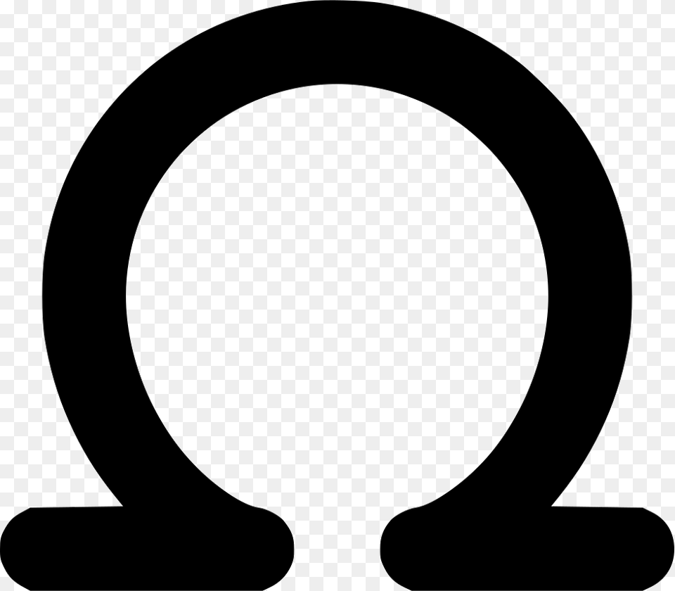 Omega Comments Omega Icon Black And White, Symbol, Stencil, Text Free Transparent Png