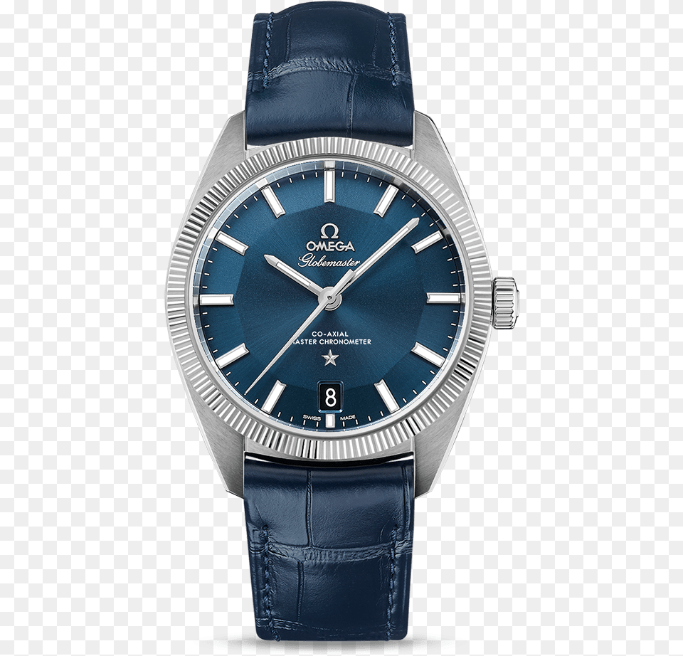 Omega Constellation Blue Face, Arm, Body Part, Person, Wristwatch Png Image