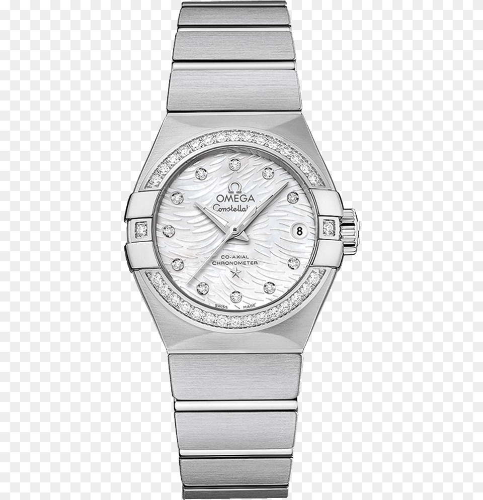 Omega Constellation Co Axial Automatic Ladies Watch Omega Constellation 27 Mm, Arm, Body Part, Person, Wristwatch Free Png Download