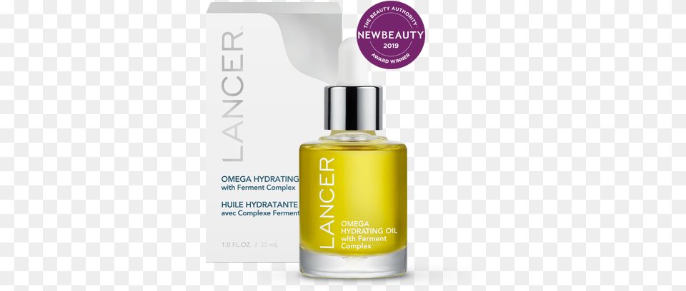 Omega Hydrating Oil With Ferment Complex Lancer Omega Hydrating Oil, Bottle, Cosmetics, Perfume Png Image