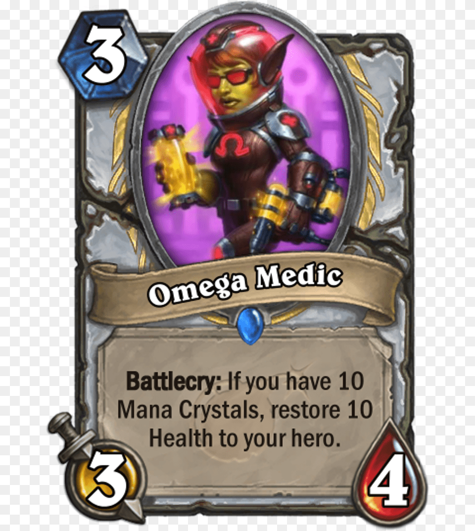 Omega Medic Hearthstone, Publication, Book, Comics, Person Free Png Download