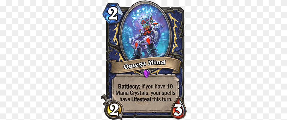 Omega Mind Card Omega Mind Hearthstone, Baby, Person, Book, Comics Free Png