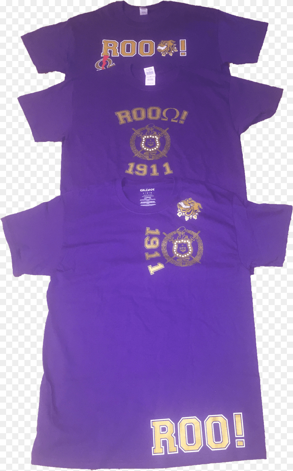 Omega Psi Phi Active Shirt, Clothing, Purple, T-shirt Free Png