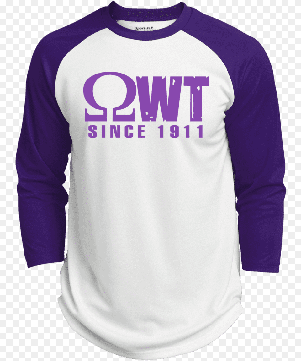 Omega Psi Phi Baseball Tee Aint Nothin But A Christmas Party, Clothing, Long Sleeve, Shirt, Sleeve Free Png
