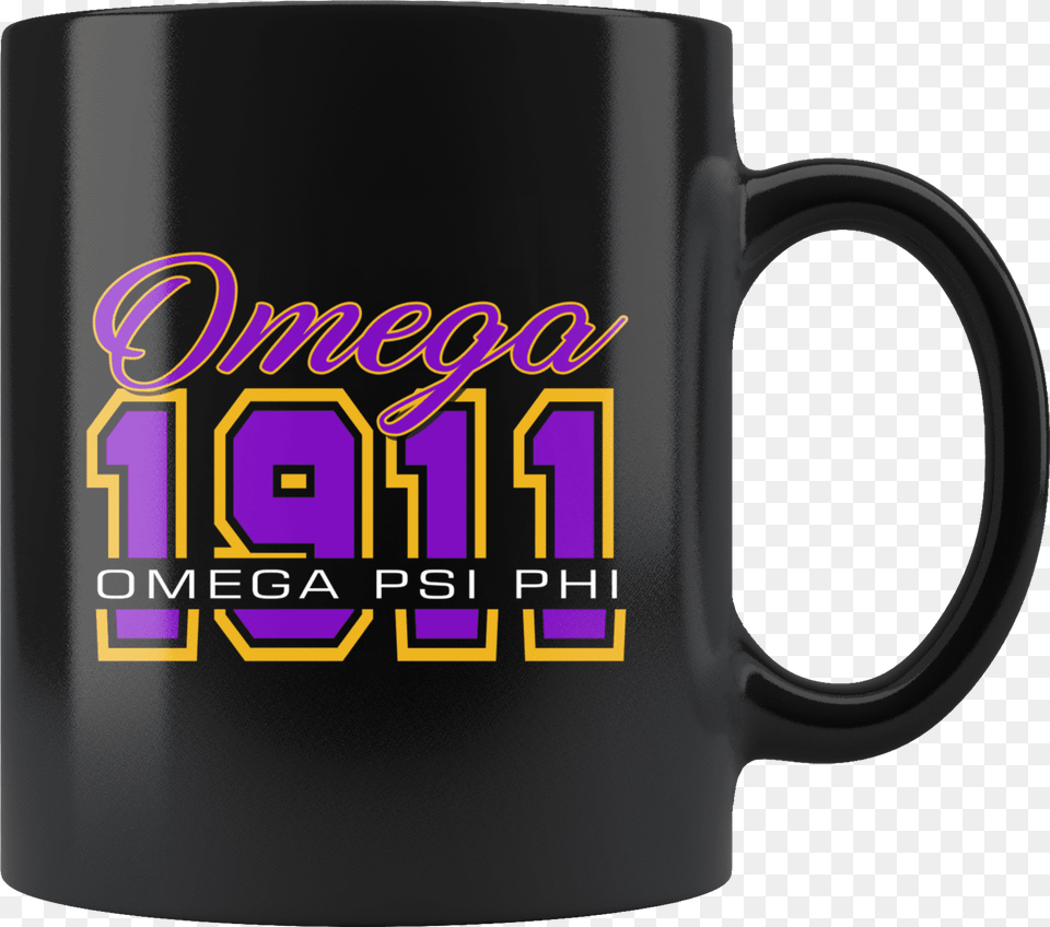 Omega Psi Phi Black Mug Beer Stein, Cup, Beverage, Coffee, Coffee Cup Free Png Download
