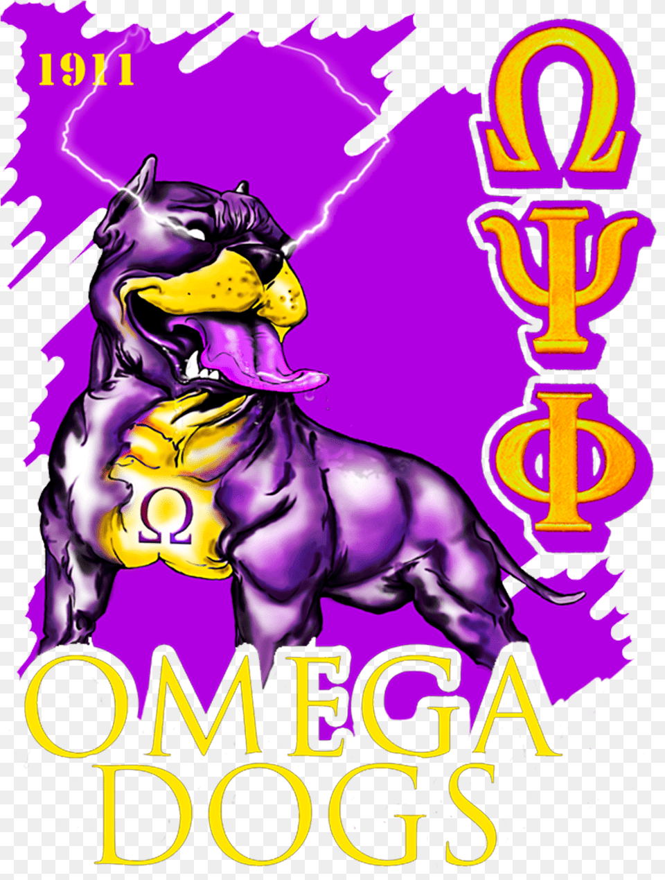 Omega Psi Phi Bulldog Files Omega Psi Phi, Purple, Book, Publication, Carnival Png Image