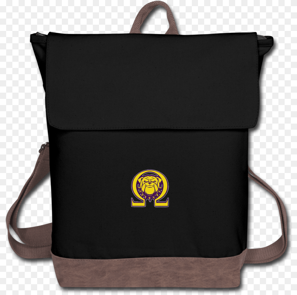 Omega Psi Phi Canvas Backpack Backpack, Bag, Accessories, Handbag Png Image