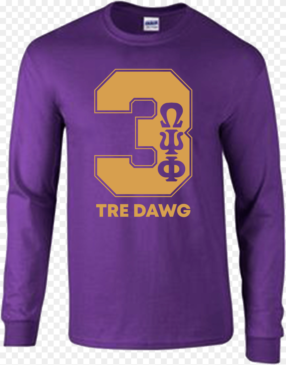 Omega Psi Phi Dawg Long Sleeve Performance T Shirt Penn State Softball Shirts, Clothing, Long Sleeve, T-shirt Png