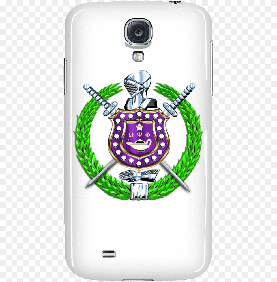 Omega Psi Phi Phone Case Omega Psi Phi, Emblem, Symbol, Logo, Armor Png Image