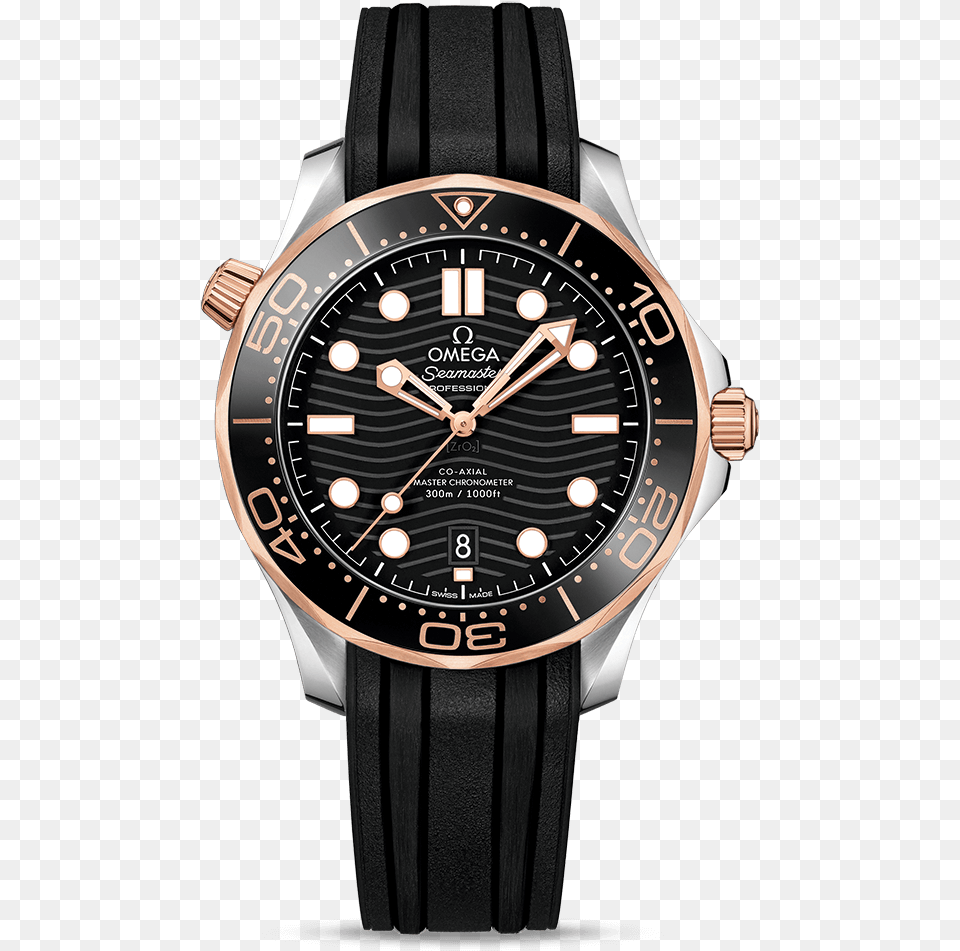 Omega Seamaster 300 Gold, Arm, Body Part, Person, Wristwatch Free Png Download