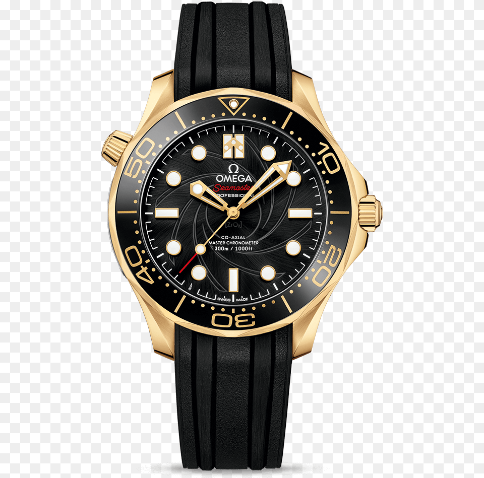 Omega Seamaster 300 Gold Steel, Arm, Body Part, Person, Wristwatch Free Png Download
