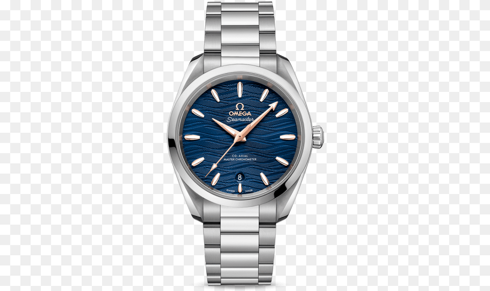 Omega Seamaster Aqua Terra 38mm Blue Dial Omega Aqua Terra Damen, Arm, Body Part, Person, Wristwatch Png